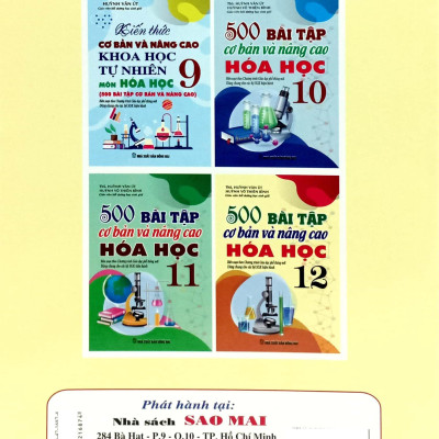 Sách - 500 Bài Tập Cơ Bản Và Nâng Cao Hóa Học 12