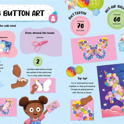 Button Crafts (Children’s Arts and Crafts Activity Kit)