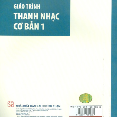 Giáo trình Thanh nhạc cơ bản 1 - Võ Thị Thu Hoài (Chủ biên), Trần Thị Thu Hà, Bùi Tuần Giang