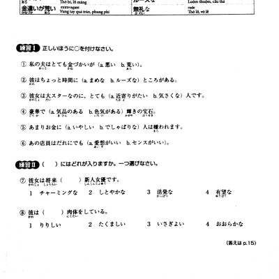 Luyện Thi Năng Lực Nhật Ngữ N1 - Từ Vựng