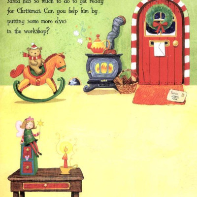 First Sticker Book: Santa