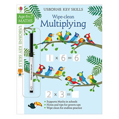 Usborne Usborne Key Skills Wipe-clean Multiplying 6-7