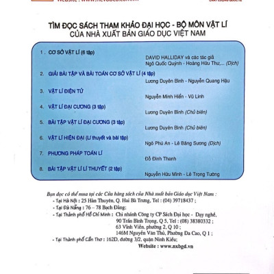 Giải Bài Tập và Bài Toán Cơ Sở Vật Lí Tập 4