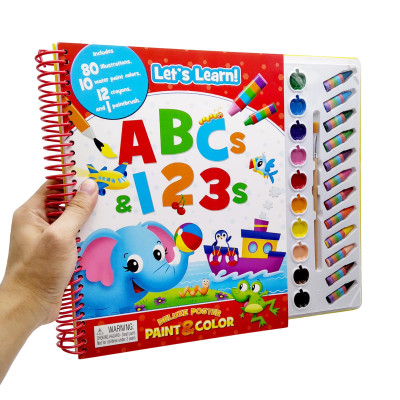 Preschool Abc/123 Deluxe Poster Paint & Color