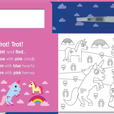Search And Find Unicorns (Water Painting Search And Find)