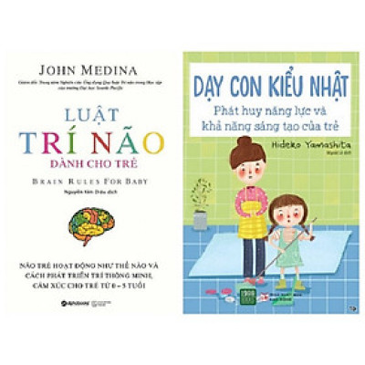 Combo 2 Cuốn: Luật Trí Não Dành Cho Trẻ + Dạy Con Kiểu Nhật