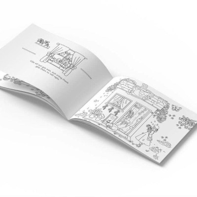 Vẽ Hạnh Phúc Trong An Yên - Cuốn Sách Tô Màu Lưu Trữ Thời Gian