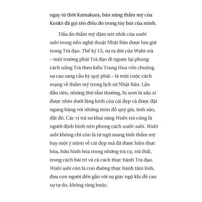 Wabi-Sabi - Tập 1 - Cho Nghệ Sĩ, Nhà Thiết Kế, Nhà Thơ Và Triết Gia