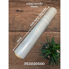 Màng PE Quấn Hàng Lõi 500g – Nặng 2kg / 3kg – Co Giãn Tốt, Siêu Dính, Đóng Gói Chống Bụi
