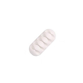 Kẹp Silicon 5 Lỗ Dán Cố Định Dây Cáp Sạc, Dây Điện, Tai Nghe Sắp Xếp Gọn Gàng Cho Bàn Làm Việc, Nhỏ Gọn, Tiện Dụng - TakyHome 5679