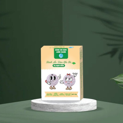 Bánh Ăn Dặm Long Giang Vị Gạo Sữa
