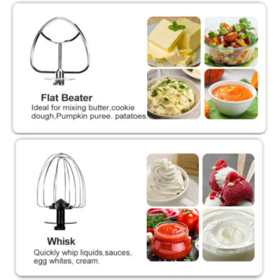 Máy trộn bột và đánh trứng 5 lít thương hiệu cao cấp BioloMix BM785LB - Công suất 1500W - HÀNG NHẬP KHẨU