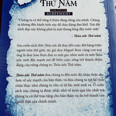 THỎA ƯỚC THỨ NĂM - biến đổi cuộc sống thành thiên đường của riêng chúng ta