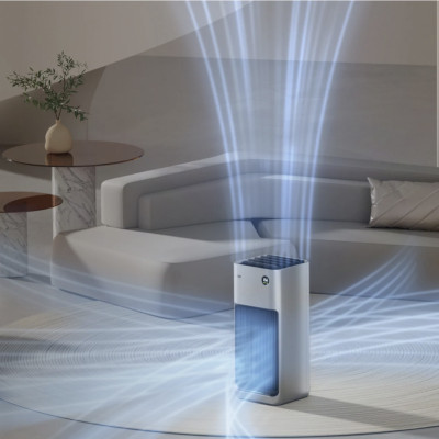 Máy Lọc Không Khí Xiaomi Smartmi Jya Fjord Pro Khử Khuẩn Nano Guard Kết Nối App Phù Hợp Không Gian 70 m2 Lọc Sạch Tới 99.99% Vi Khuẩn Công Suất Lọc 550 m3/Giờ - Hàng Chính Hãng