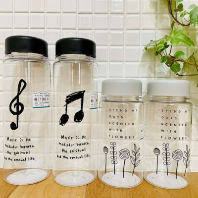 Bình nước tritan Yamada Music 500ml - Hàng Nội Địa Nhật Bản