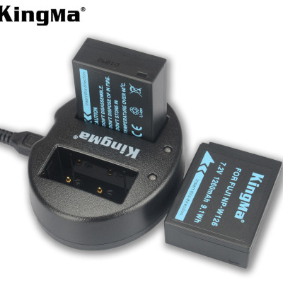 Bộ 1 pin 1 sạc Kingma cho Fujifilm NP-W126, Hàng chính hãng