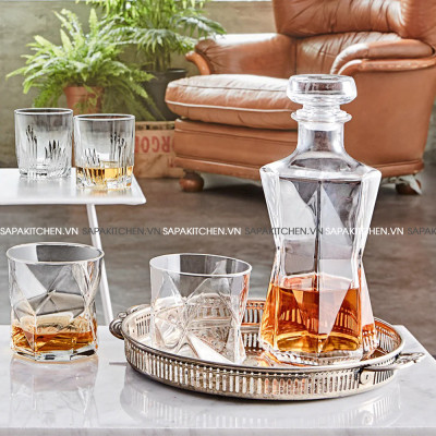 Bình rư ợu thủy tinh Cassiopea 850ml - Bormioli Rocco - Italy