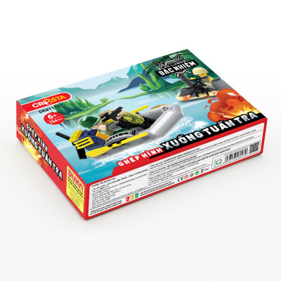 Đồ Chơi: Ghép Hình - Lực Lượng Đặc Nhiệm_ Xuồng Tuần Tra DK81175