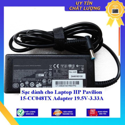 Sạc dùng cho Laptop HP Pavilion 15-CC048TX Adapter 19.5V-3.33A - Hàng Nhập Khẩu New Seal