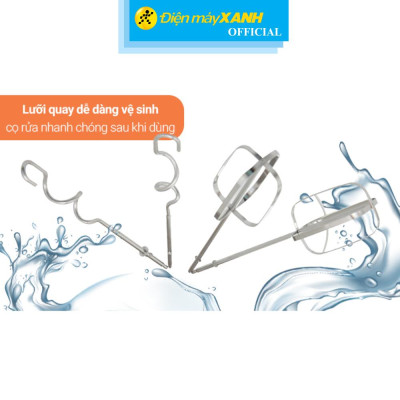 Máy đánh trứng Philips HR3705/20 - Hàng Chính Hãng