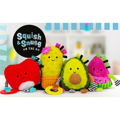 Móc Treo Nhồi Bông Cây Xương Rồng - Squish And Snugg On The Go Cactus