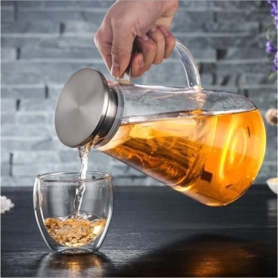 Bình đựng nước uống thủy tinh chịu nhiệt cao cấp lên toái 400 độ C