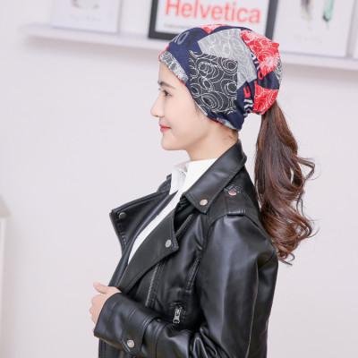 Nón mũ nữ thu đông chụp đầu băng đô turban khăn cổ bịt mặt phiên bản Hàn Quốc dona22102801