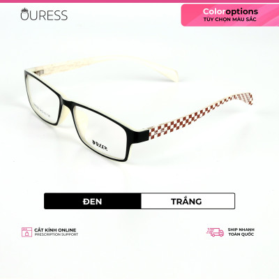 Gọng kính nhựa dẻo tr90 thời trang nam nữ Ouress 86006