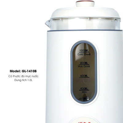 [SẴN HÀNG] Máy làm sữa hạt Gali GL-1410B. Hàng nhập khẩu chất lượng cao, bảo hành 24 tháng.