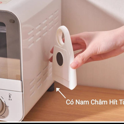 thanh giá Móc 4 & 6 treo quần áo đa năng dán tường siêu dính ( tặng bộ chổi mini vệ sinh lò vi sóng 2 in 1 có hít từ hàng nội địa nhật )