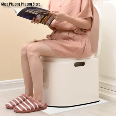 Bô vệ sinh cho người già di động vô cùng chắc chắn