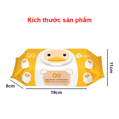 Khăn ướt Agi không mùi V438 (3 gói màu ngẫu nhiên)