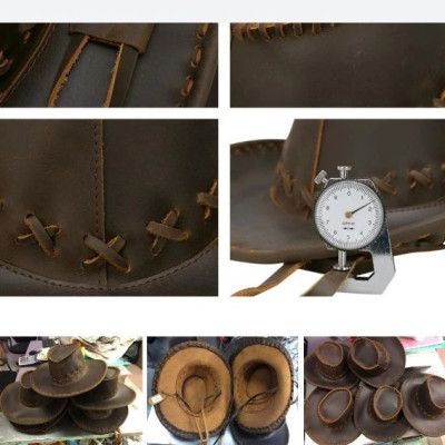 Mũ phớt cao bồi - Mũ cao bồi - Mũ golf thủ - Chất liệu da thô nguyên miếng cao cấp nhãn hiệu Macsim