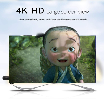 MiraScreen K6 - HDMI Không Dây - Thiết Bị HDMI Không Dây Mirascreen Kết Nối Điện Thoại,Máy Tính, Tivi Chất Lượng 4K Đạt Chuẩn Hiện Đại Đảm Bảo Chất Lượng Truyền Tải Luôn Ổn Định Và Nhanh Chóng - Phá Bỏ Mọi Giới Hạn Công Nghệ - Hàng Chính Hãng