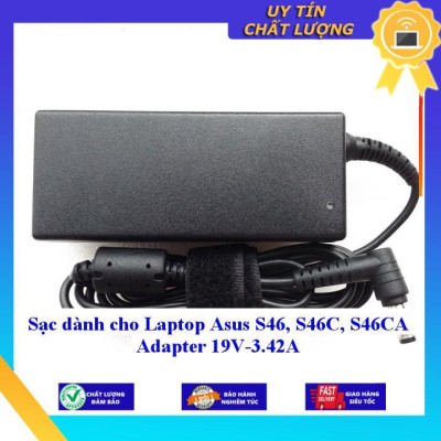 Sạc dùng cho Laptop Asus S46 S46C S46CA Adapter 19V-3.42A - Hàng Nhập Khẩu New Seal