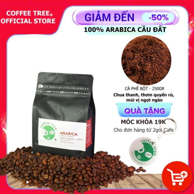 Cà Phê Bột Arabica Cầu Đất, Đà Lạt - Nguyên Chất 100% Coffee Tree - Hương Thơm Mạnh – Vị Đắng Nhẹ - Hậu Vị Ngọt