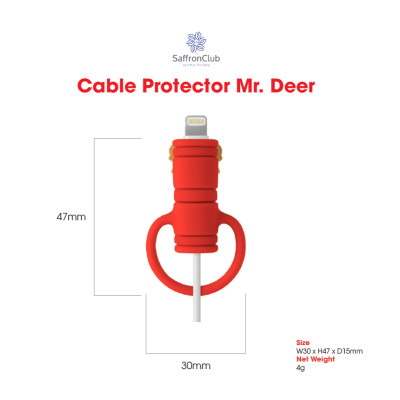 Cable Protector-Mr. Deer hàng chính hãng Bone