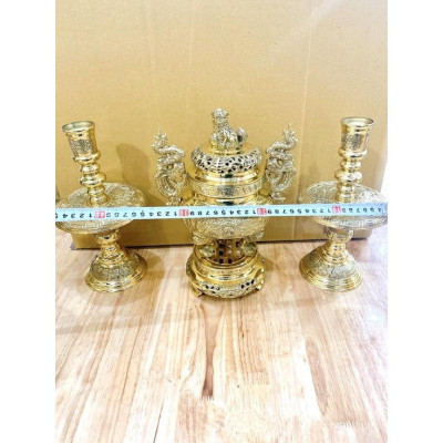 ĐỈNH TAM SỰ 28 CM NẶNG 3.2 KG CHẤT LIỆU BẰNG ĐỒNG