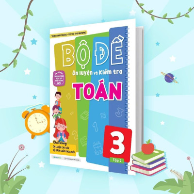 Sách - Bộ Đề Ôn Luyện Và Kiểm Tra Toán Lớp 3 - Combo 2 Tập - Megabook