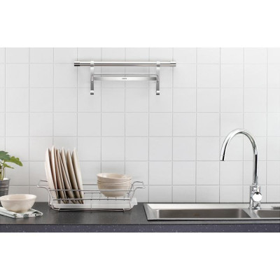 Combo kệ chén dĩa để bàn & thanh treo MOEN 