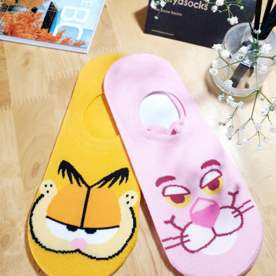 Tất vớ lười nữ hoạt hình cute Kikiya cao cấp Hàn Quốc W-N-007
