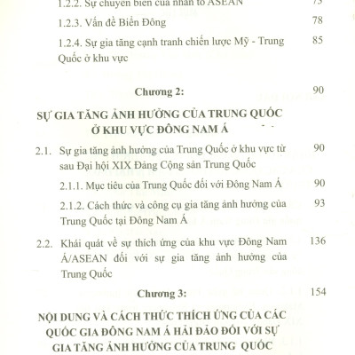 Thích Ứng Của Các Quốc Gia Đông Nam Á Hải Đảo Trước Sự Gia Tăng Ảnh Hưởng Của Trung Quốc Từ Sau Đại Hội XIX Đảng Cộng Sản Trung Quốc (Sách Chuyên Khảo)