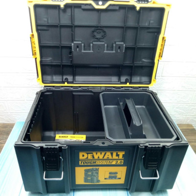 THÙNG ĐỰNG DỤNG CỤ (NHỰA) TOUGHSYSTEM2 (554X371X308 MM) 50KG DEWALT DWST83294-1 - HÀNG CHÍNH HÃNG