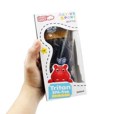 Bình Nước Tritan Active Sport 500 ml - Clever Hippo WB02/BLUE