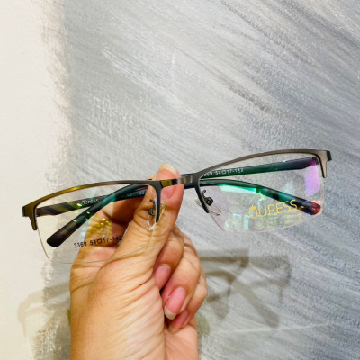 Gọng kính cận 3369 A7053 hợp kim cước OURESS thời trang nam nữ siêu nhẹ siêu bền
