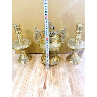 ĐỈNH TAM SỰ 28 CM NẶNG 3.2 KG CHẤT LIỆU BẰNG ĐỒNG