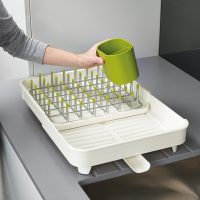 Kệ để chén đĩa cao cấp Joseph Joseph Trắng 850710 - Extend Expandable Dish Drainer
