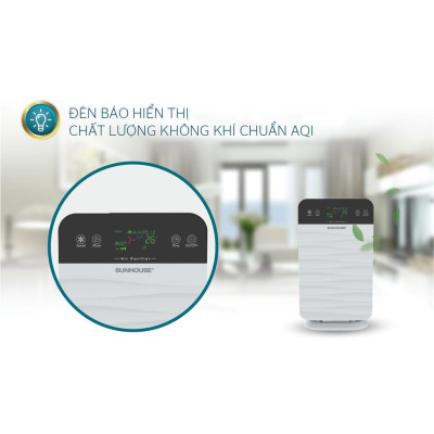 Máy lọc không khí Sunhouse SHD-15AP9715, Hàng chính hãng bảo hành 12 tháng