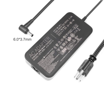 Sạc Tương Thích Cho Laptop Asus 20V-7.5A (150W) (Đầu Kim To) Kích Thước Đầu Ghim (6.0 X 3.7 Mm) - Hàng Nhập Khẩu New Seal TEEMO PC TEAC359