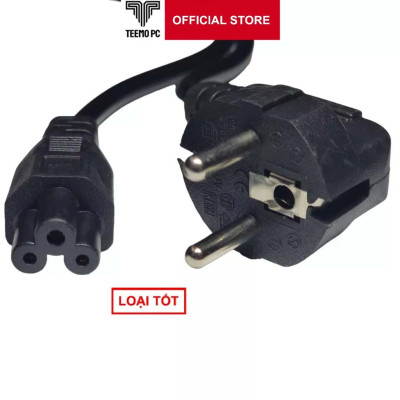 Cáp Dây Nguồn Tương Thích Cho Các Loại Sạc Laptop - Chân Tròn 2 Chấu - Chịu Tải Từ 45w - 180w - Hàng Nhập Khẩu New Seal